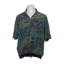 Kurzarmhemd, Größe: 54, Blau/Gelb/Schwarz/Mehrfarbig, Herren #9BE