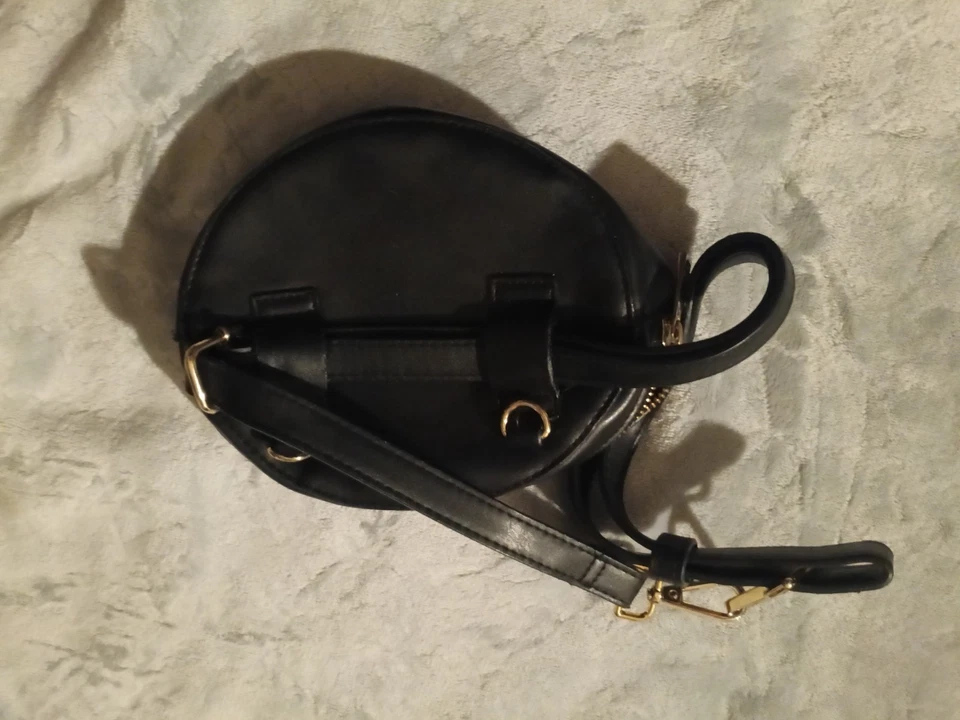 A New Day Black Crossbody Bag Tiny White Mark - Image 4 of 4