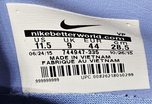 *** Nike Hypervenom Phinish FG (blau/türkis) Fußball/Soccer (Größe:11,5) 749901-888 - Bild 9 von 9