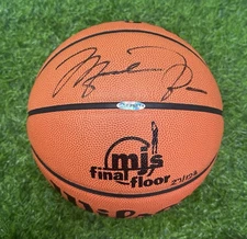 Michael Jordan Signed Wilson Jet Basketball BOLD Sharp Auto #27/124 UDA COA