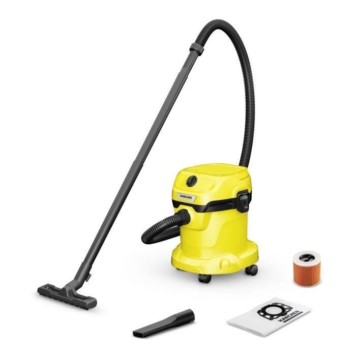Aspirateur eau et poussières Kärcher WD2 Plus pour éliminer la saleté tenace et les liquides