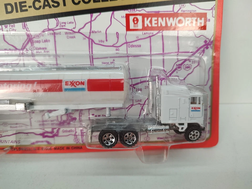 Camión cisterna Road Champs Kenworth Exxon 1994 vintage escala HO fundido a presión sin usar, en caja nueva Foto 2 de 4