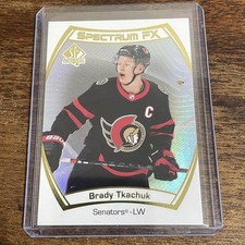 2021-22 SP Authentic #S-24 Brady Tkachuk Spectrum FX
