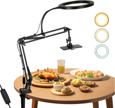 Overhead Handyhalterung Ringlicht Webcam Stativ Kamerahalterung Flexiblem Arm