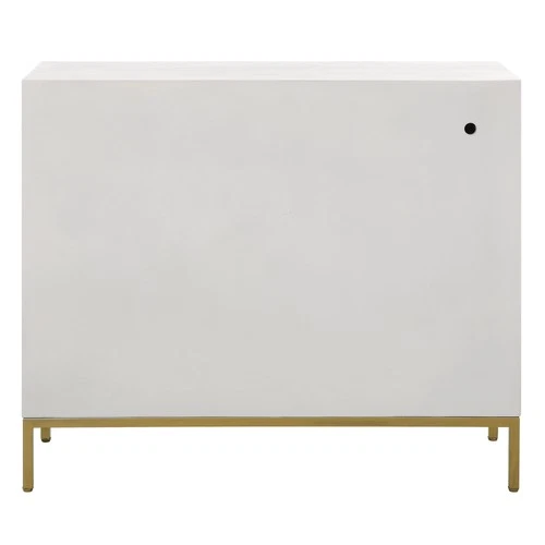 Uttermost 24013 Front Range 40"W 2 Shelf Oak Accent Cabinet - White - Picture 2 of 11