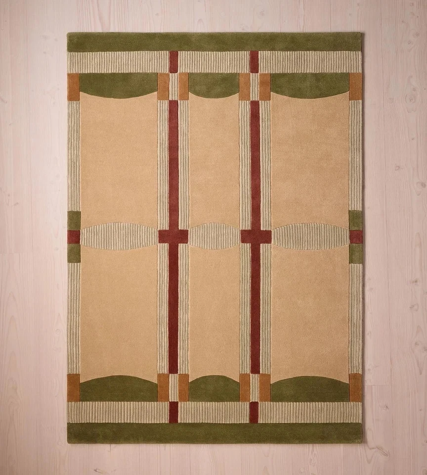 Hand-Tufted Wool Rug 8x10 9×12 ft - Soho Home Adamson Rug Handmade Area Rug
Opens in a new window or