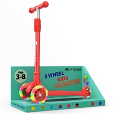 Outdoor Cruiser 3-Wheel Kids Scooter with Lean-to-Steer Technology, Wide