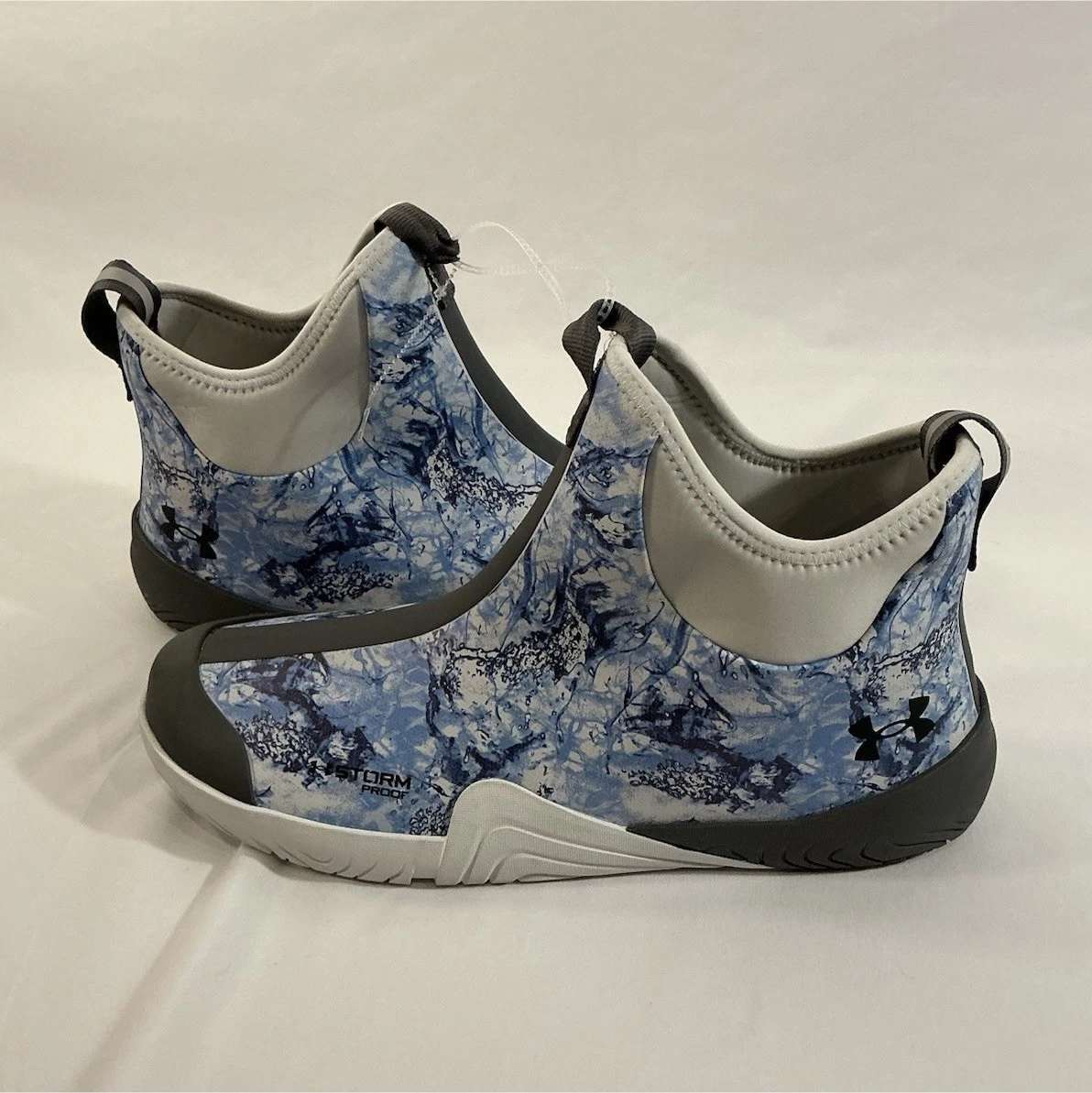 Under Armour Storm Proof Waterproof Slip-On Fishing Boots Blue Gray Marbled
Opens in a new window or