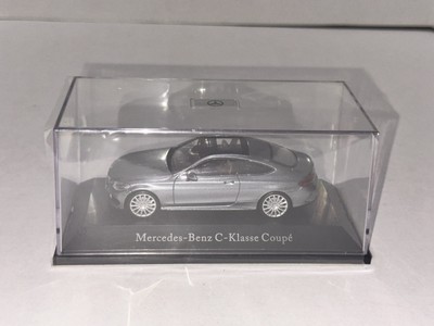 1:43 Mercedes Benz C Class Coupe C204 Iridium Silver Metallic