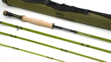 New 2025 Model - Moonlit Lunar S2-Glass 6wt 8' 2" Mini Fighting Butt Fly Rod