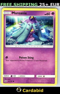 Mareanie - SM01 #62/149 SM Base Set match MP