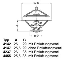 Thermostat BMW 545