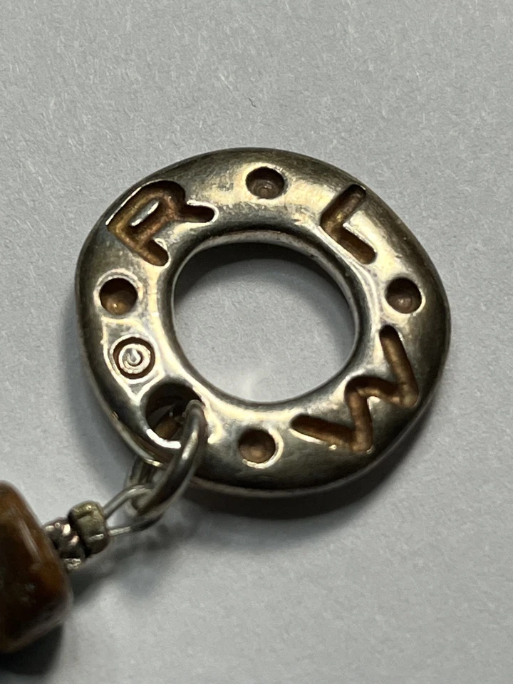 PULSERA DE PLATA ESTERLINA FIRMADA RLM ROBERT LEE MORRIS STUDIO TURQUESA CUENTAS Foto 4 de 4