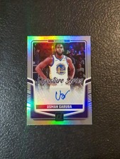2024-25 Panini Donruss Signature Series Usman Garuba No. SS-UGW