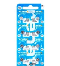377 BLISTER DE 8 PILES SR626SW RENATA pour montre