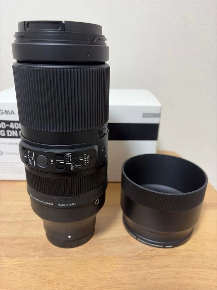 Condição SIGMA 100 400mm f5 6.3 DGDN OS E Mount - Imagem 2 de 4