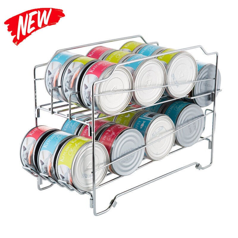 Can Dispenser Dog Cat Pets Storage Rack Stackable Collapsible New