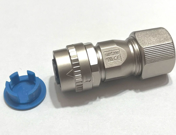 Festo SM10-SP10S-M-C Servo Encoder Plug M23 12pin S-coded