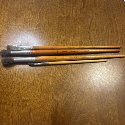 Yarka Podolsk Art Brushes Siberian Squirrel size: 8, 10, 11, 18 Made In Russia