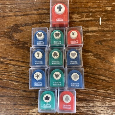 Lot of 12 - Marvy Uchida Scrapbooking Paper Punches
