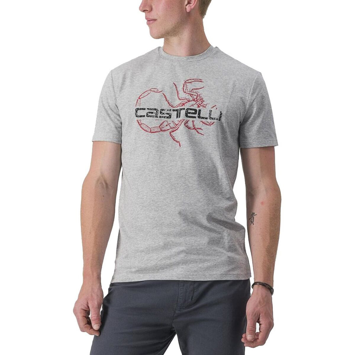 Футболка Castelli Finale - мужская травертиново-серая XS 4890₽