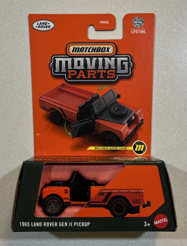 NEW 2025 MATCHBOX MOVING PARTS 1965 LAND ROVER GEN II PICKUP MB