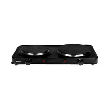 MESTIC double electric hot plate cooking stove black MKT-200