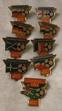 Lot 9 Pin's Championnat d'Europe Football 1992 - Justin Bridou