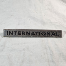1973-1975 International Metal Fender Emblem - As Removed - Pn 2754244-r1