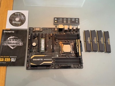 Gigabyte X99-SLI + i7-5960X + 32GB Corsair DDR4 + Samsung 512GB M.2 SSD