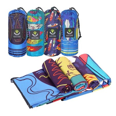 4Monster Microfiber Beach Towel - Quick Dry, Super Absorbent, Lightweight Travel