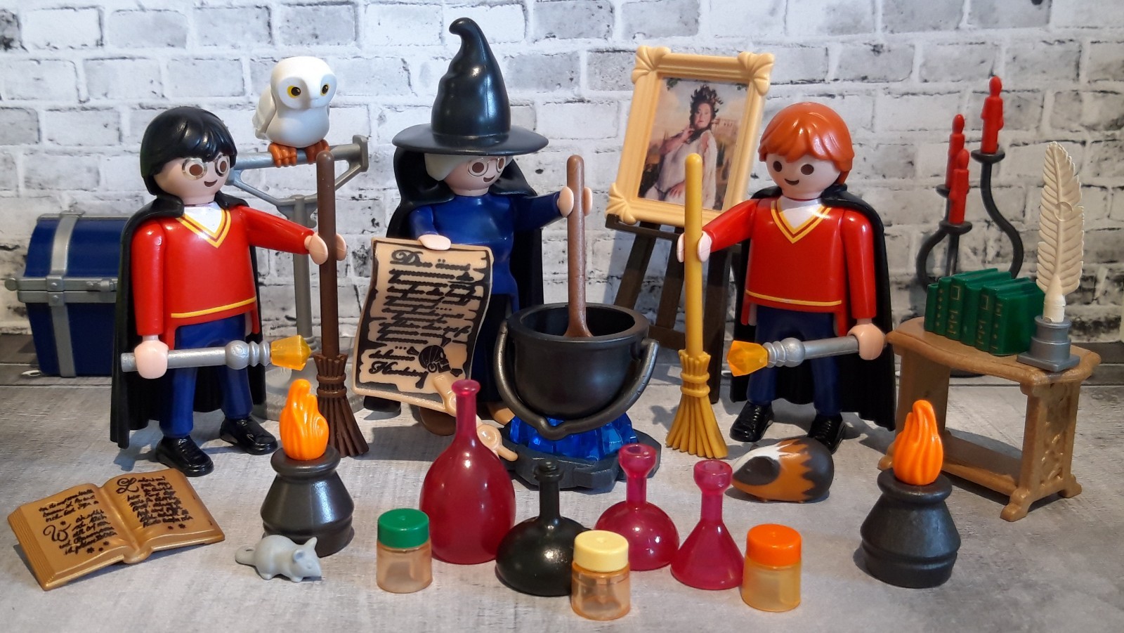 Playmobil Harry Potter avec figurine Ron Weasley et Minerva McGonagall pour fan du film