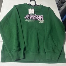 Zara Boys Green Graffiti Pullover Sweatshirt 11-12 Years 152 cm