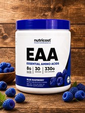 Nutricost EAA Essential Amino Acids Blue Rasp...
