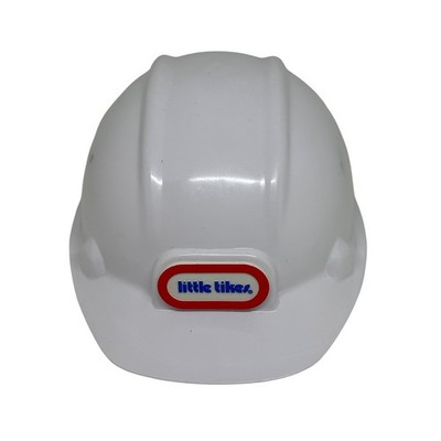 Little Tikes Toy Hard Hat White Construction Worker Pretend Costume Accessory