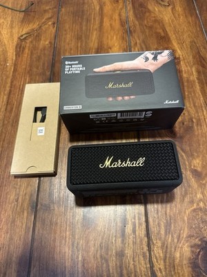 Marshall Emberton II Bluetooth Lautsprecher Black & Brass   Neu 
