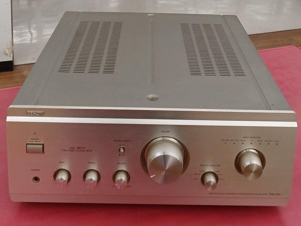 Used Denon PMA-2000 Integrated amplifier gold Stereo Integrated