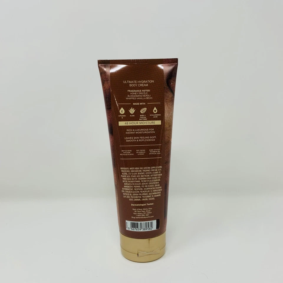 NEW Whipped Honey & Vanilla 8 oz Ultimate Hydration Body Cream Bath & Body Works - Image 2 of 2