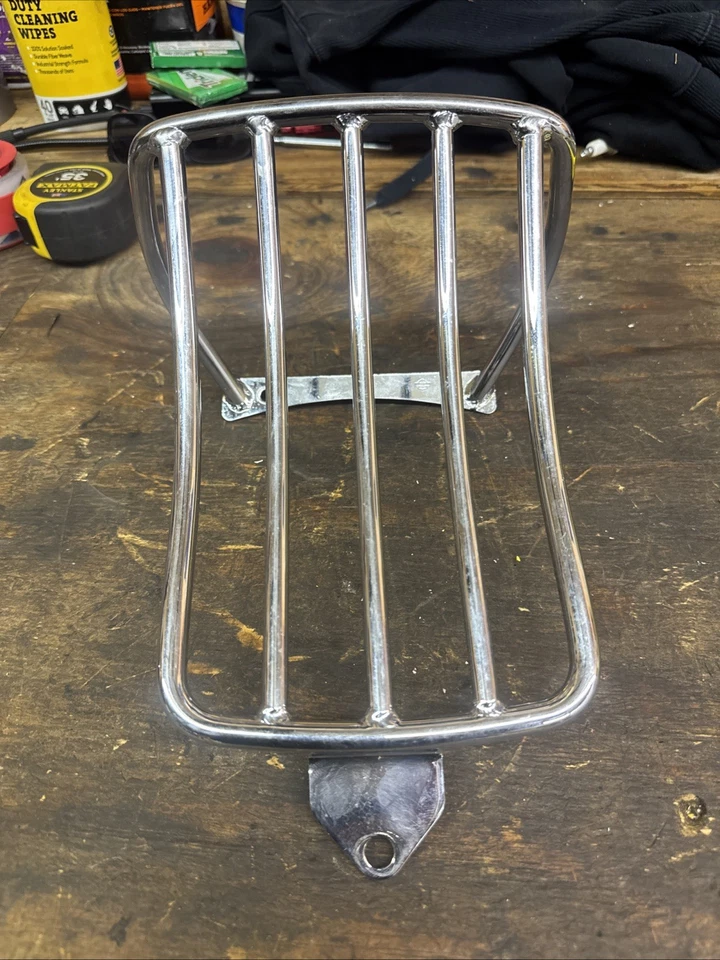 Portaequipajes Harley Davidson Cromo Bobtail Guardabarros Años 2000 FXST Softail PL235+ Foto 2 de 4