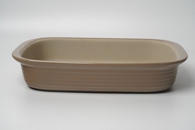 Pampered Chef #1114 Stoneware Baking Dish 3.5QT Ribbed Lasagna 15.25''x9.75''