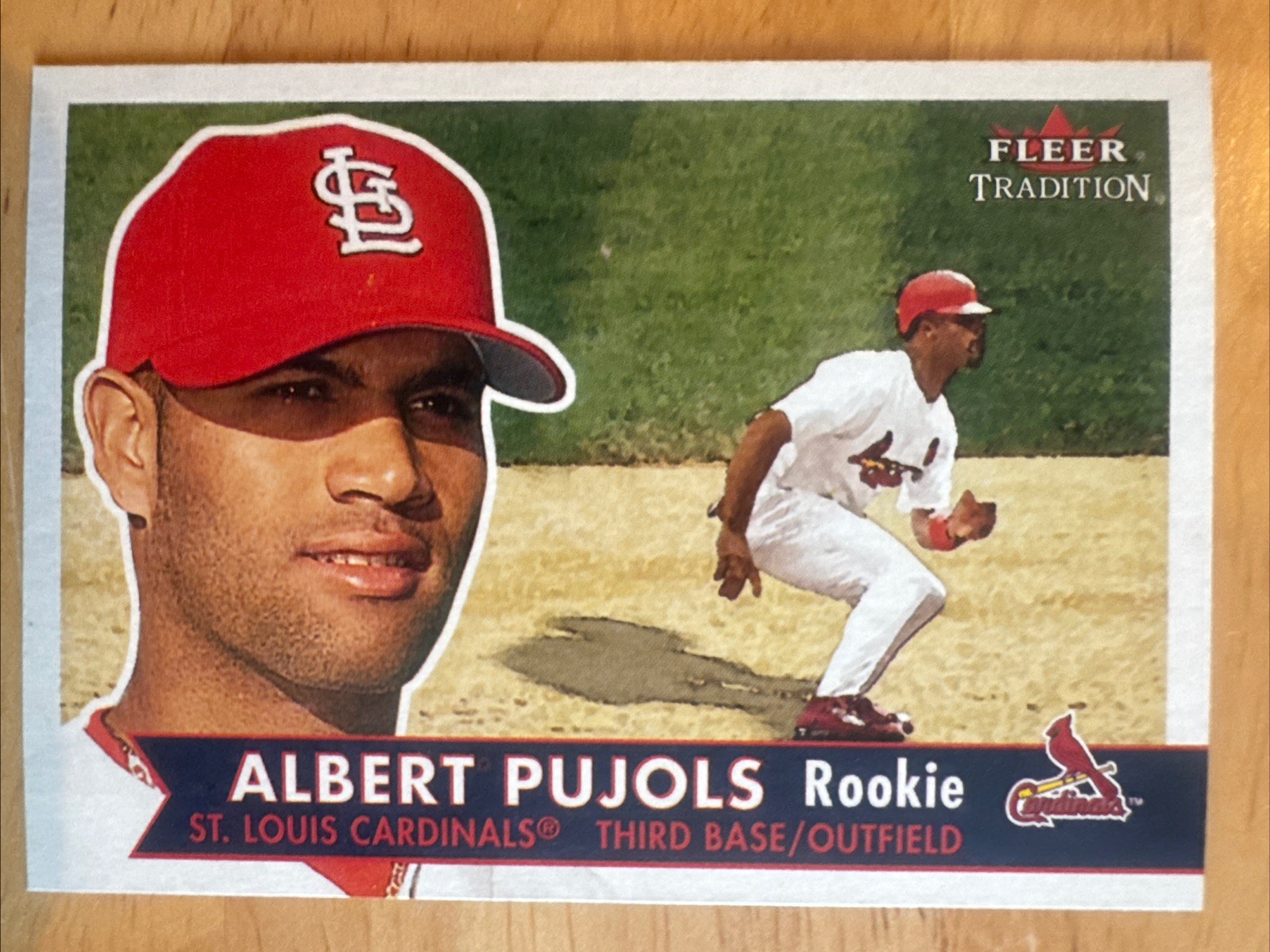 Albert Pujols 2001 Fleer Tradition Rookie Card #451 (7755)