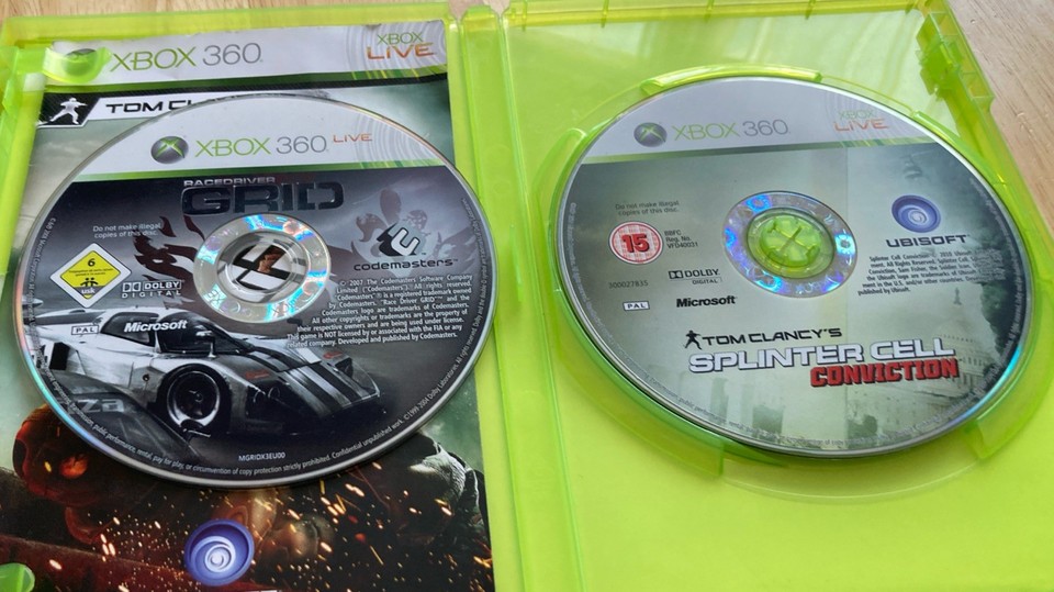 Grid Racer Loading Tom Clancy's Splinter Cell Conviction Xbox 360 Shadow Edition & Race ...