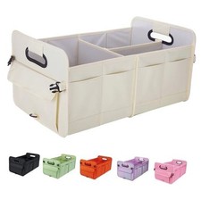 Trunk Organizer For Suv  Sedan,Car Organizers and Storage, Large-A Beige