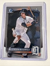 2025 Bowman Chrome 1st Kevin McGonigle #BCP79 1st Base Chrome Tigers