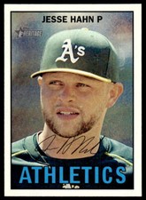 2016 Topps Heritage #92 Jesse Hahn Oakland Athletics Baseball
