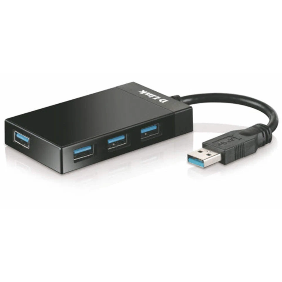 D-Link 4-Port SuperSpeed USB 3.0 Portable Hub - Image 3 of 3