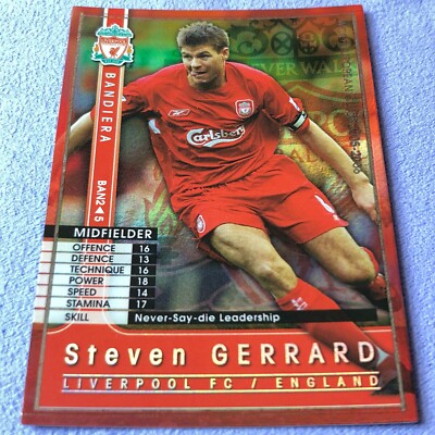 WCCF 2005-2006 - Panini - MF BAN2/5 Steven Gerrard - Liverpool FC