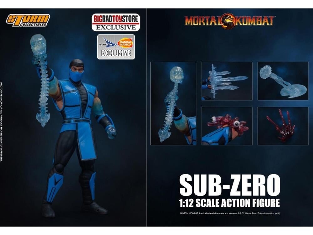 Figurine Storm Collectibles Mortal Kombat Sub-Zero BBTS Exclusive 1/12