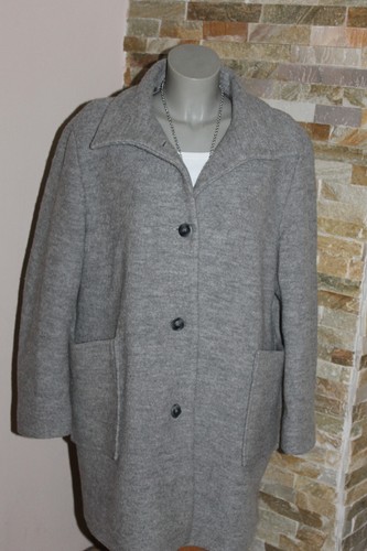 Hugo Boss Damen Wollmantel/Cabanjacke Gr. 42/44/46 L/XL grau meliert topp - Bild 4 von 9