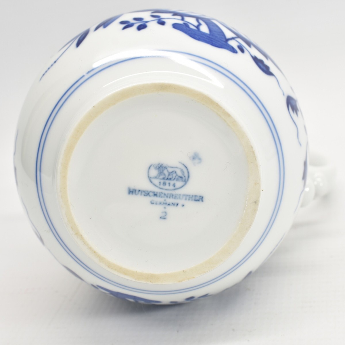 HUTSCHENREUTHER 1814 Blue Onion Porcelain Tea Set, Teapot 4 Cup